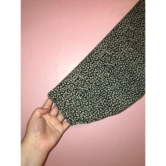 Princess Polly animal print tie front black and white size 4 - Picture 2 of 6